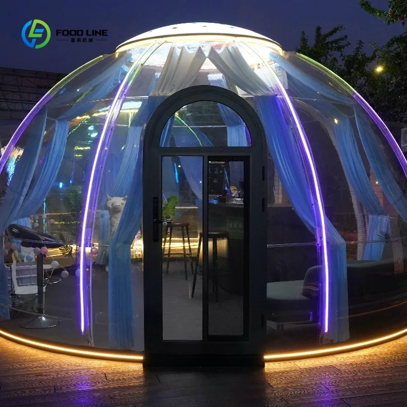 Garden Sunroom Bubble House PC Family Tent Foldable Transparent Igloo Dome Star Capsule Custom