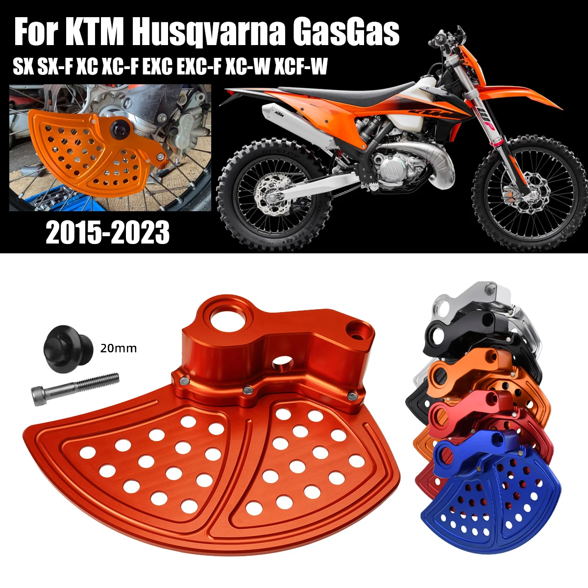 Front Brake Disc Guard Protector For KTM Husqvarna EXC SX SXF XC XCF 125 - 500 300 For Husqvarna TC FC TE FE TX FX Accessories