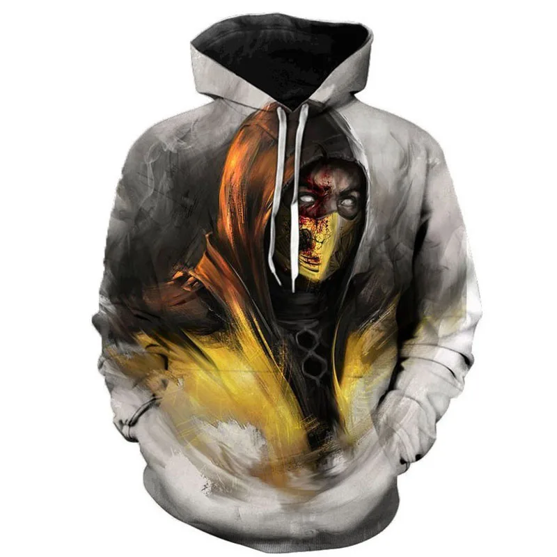 2023 Game Mortal Kombat 11 3D Printed Hoodies Men / Women Personality Sweatshirts Cosplay Streetwear Teens Fashion Coat 2XS-4XL