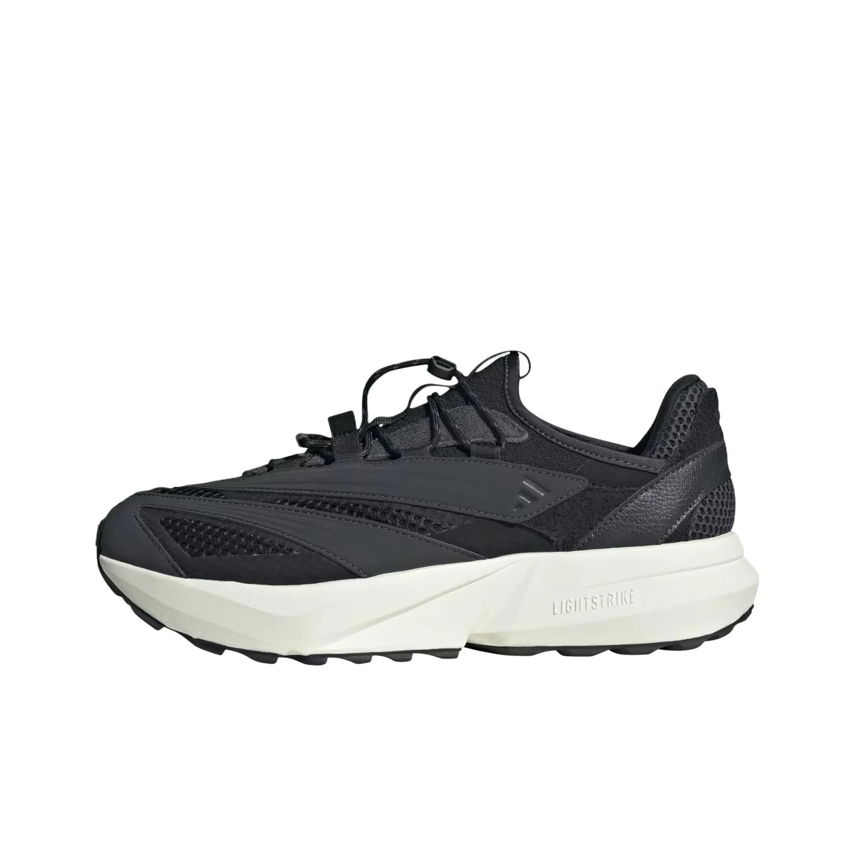 Adidas LIGHTBLAZE Breathable Running Shoes Unisex Carbon Black HP6961