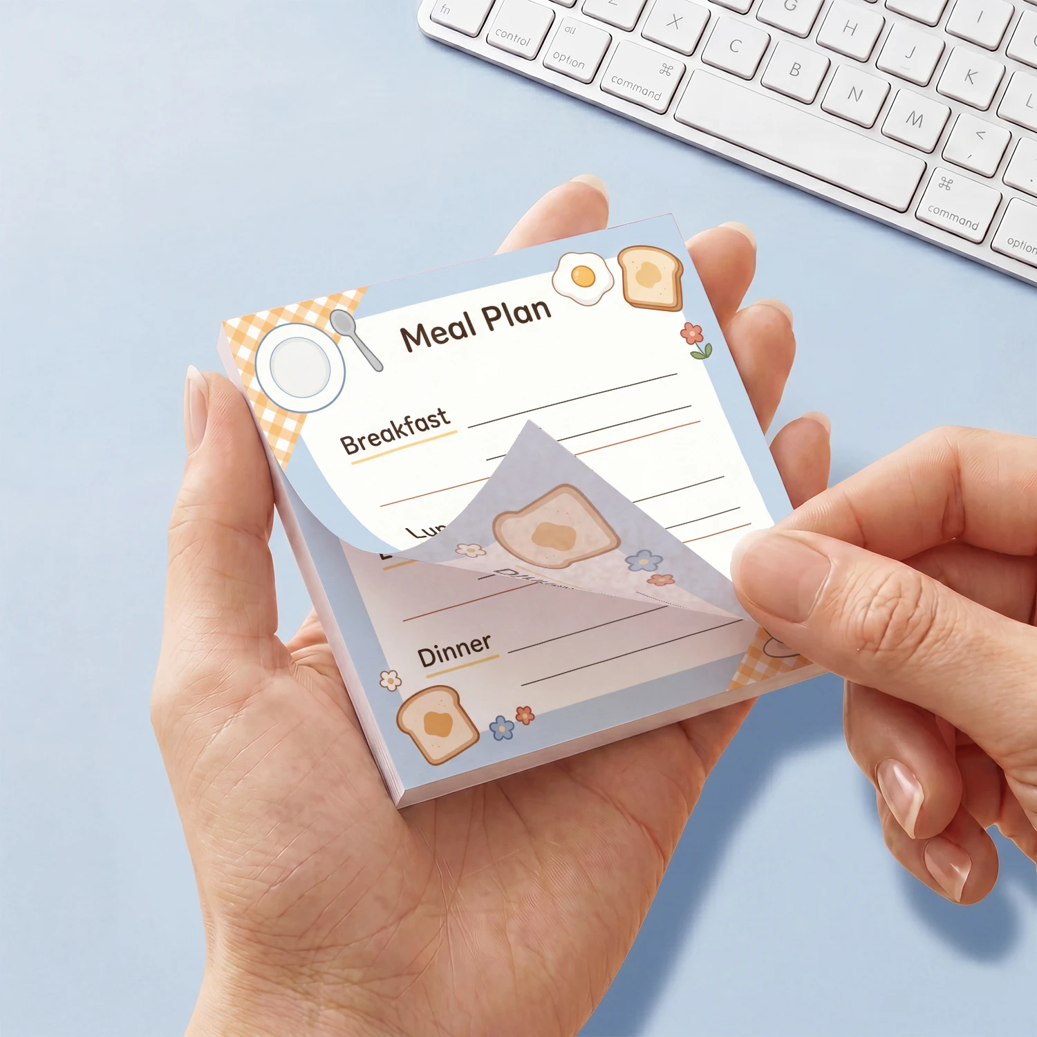 Juego de 4 blocs de notas adhe - Meal Plan Notepad reseña y precio