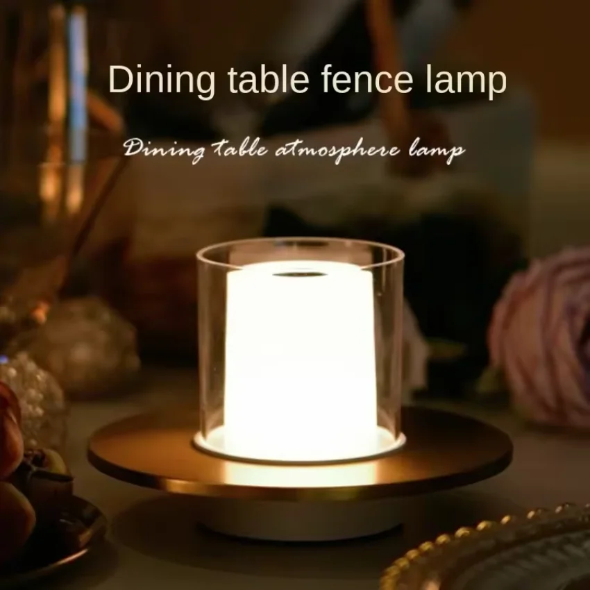 Touch/Infrared Sensor LED Table Lamps Rechargeable Dimmable Atmosphere Desk Lights Romantic Decors for Restaurant Bar Home Patio