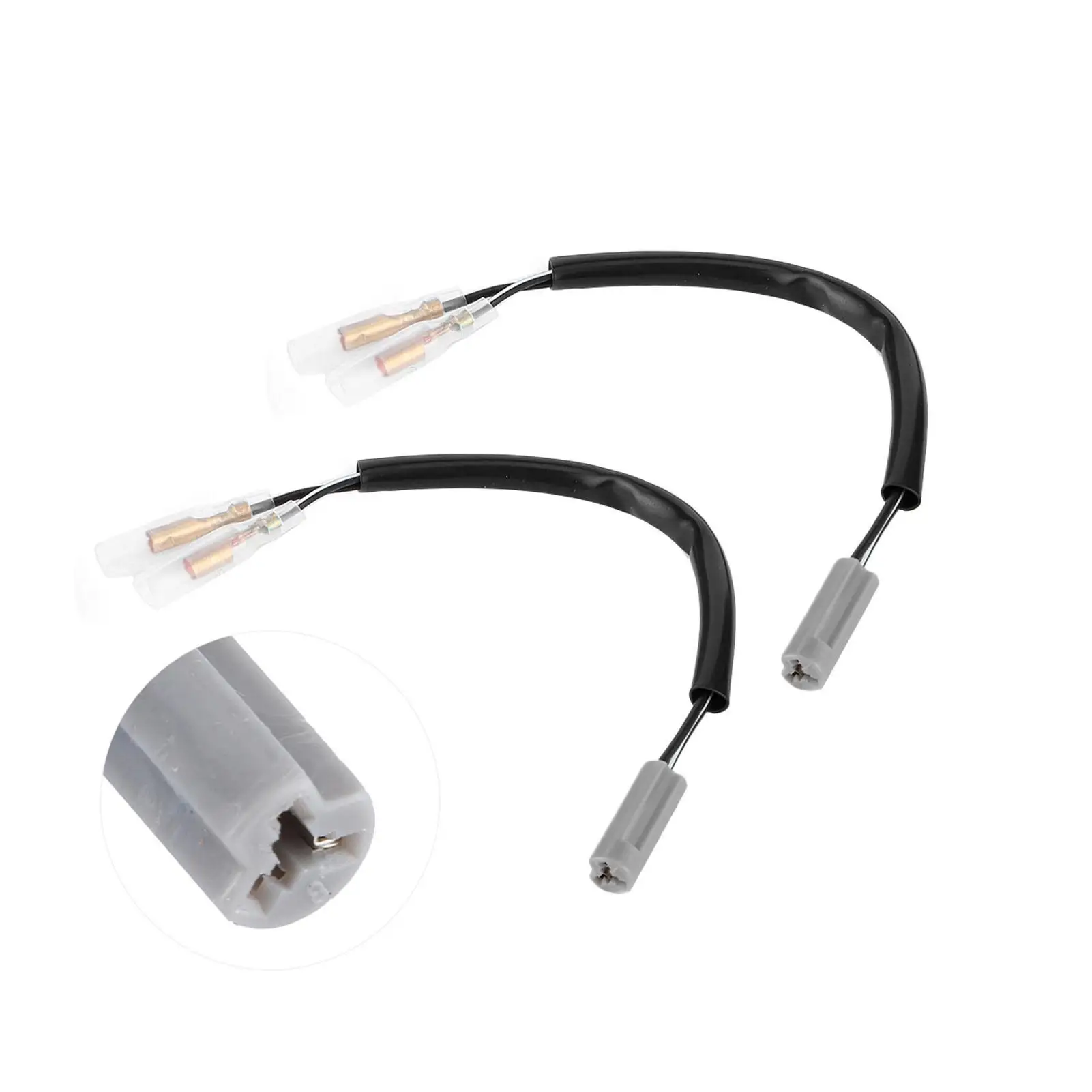 Plugue de fiação de sinal de volta, adaptador de fiação de sinal de volta plug and play 12 volts substituição compacta para yzf-r1 02-14 para motocicleta