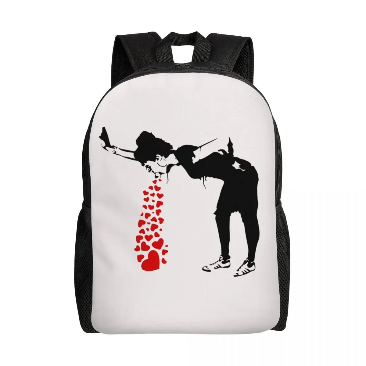 Lovesick Laptop Backpack Women Men Basic Bookbag for School College Student Banksy Street Art Grafitti Bag