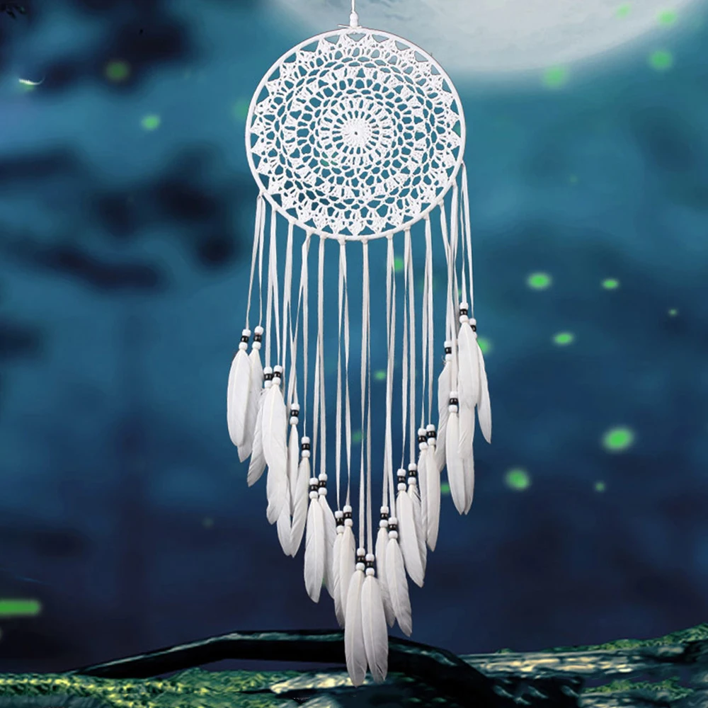 Dream Catcher Big Kids Room Decoration Girl Nordic Decoration Home Nordic Style Kids Decoration Wind Chimes Dreamcatcher White