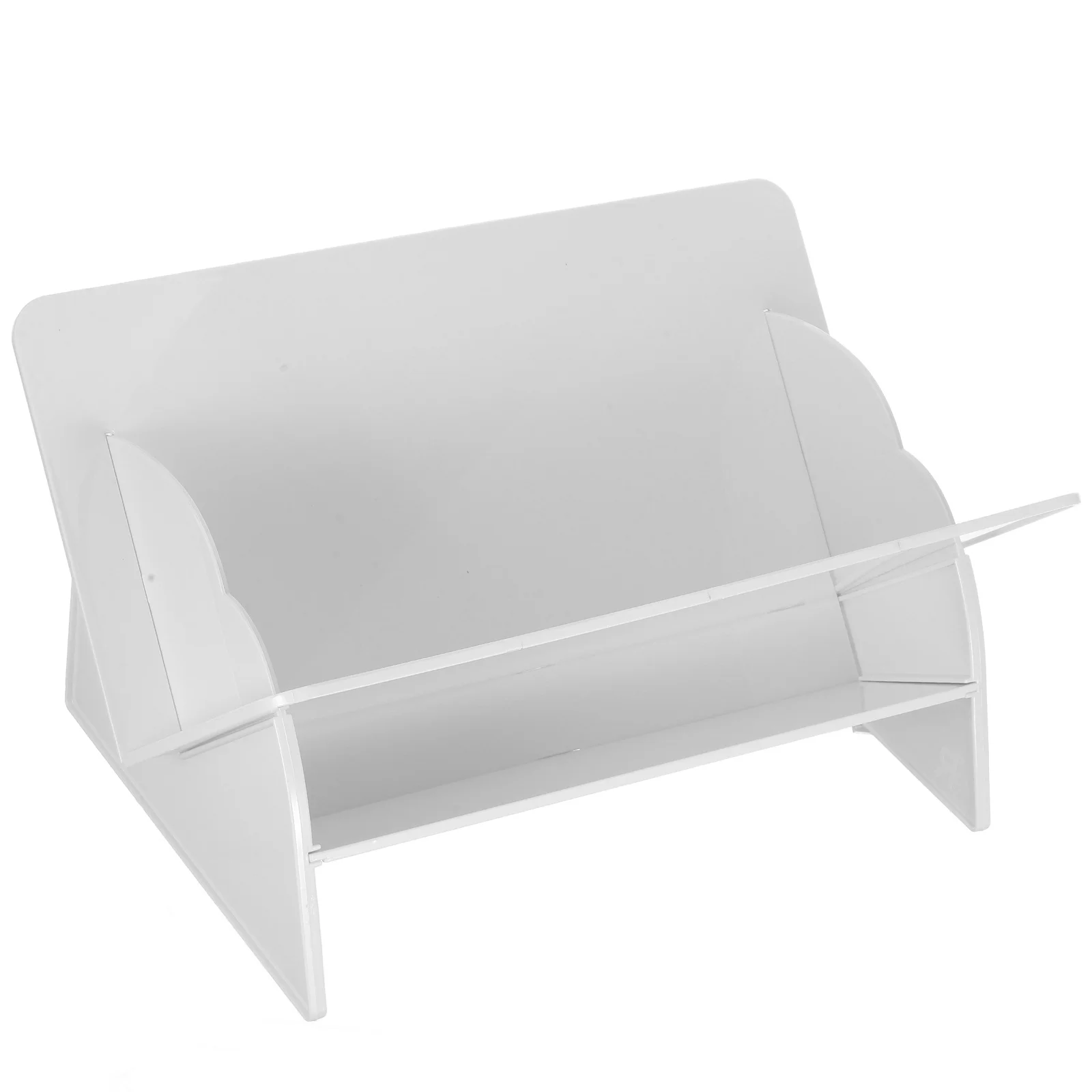 

Vshaped Desktop Organizer Book Display Shelf Stable Design Creative Storage Rack Home Use Sundries Organizer Box