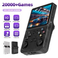 R36HD 3.5Inch IPS Screen Handheld Game Player Built-in 20000+ Games Linux System Portable Retro Video Game Console For PS1/GBA