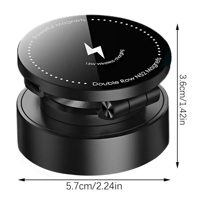 Автомобильное крепление для телефона, магнитное крепление для мобильного телефона, вращение на 360°, лобовое стекло, поддержка мобильного телефона, вентиляционное отверстие, подставка на присоске для