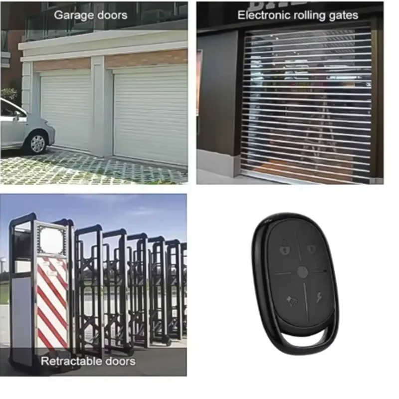 4-Key Copy Remote 433MHz Wireless Electric Garage Access Control Self Copy Remote Control for Lane Gate Battery Powered image 2