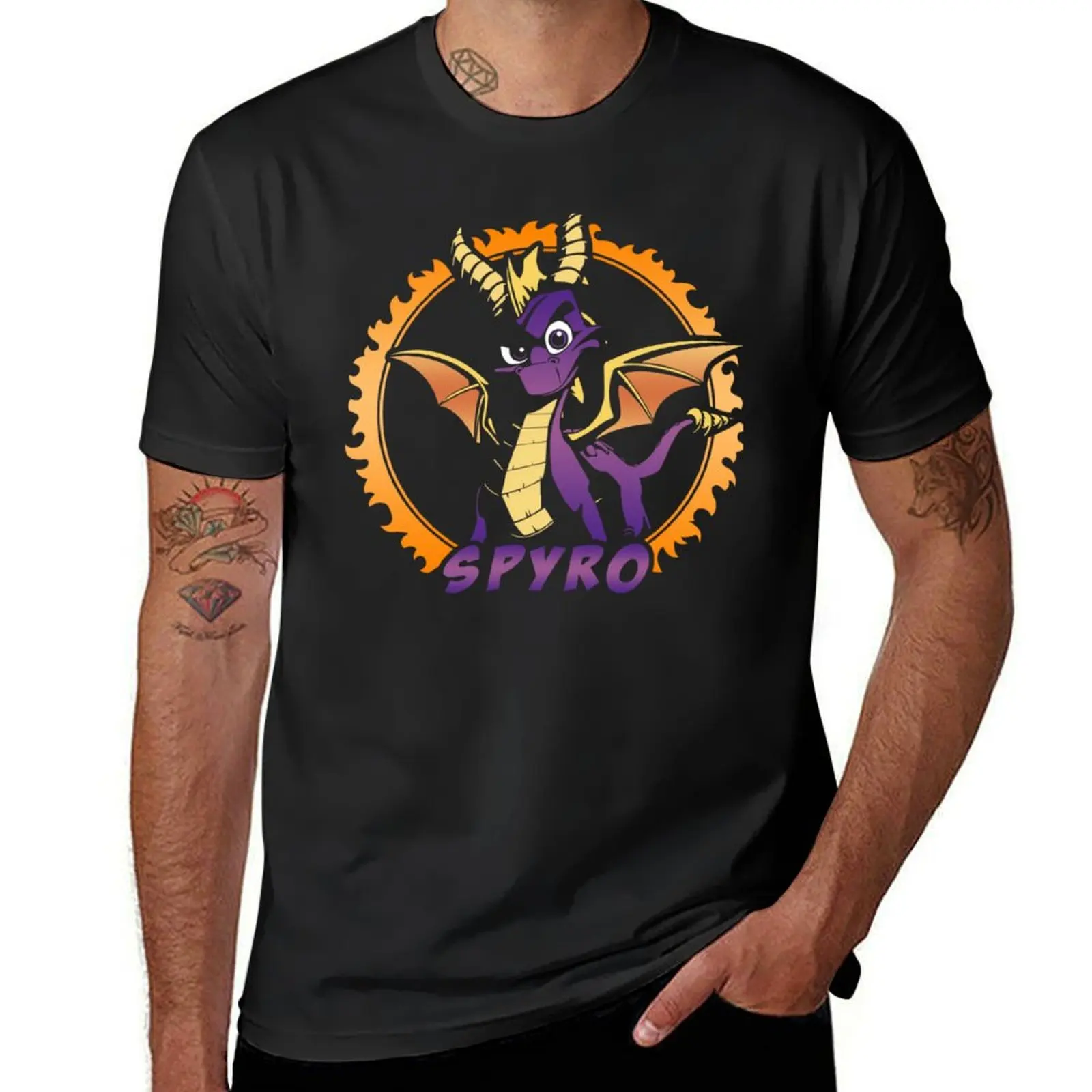 

Mischievous Dragon Uat751 T-Shirt plus size tops blacks mens graphic t-shirts hip hop