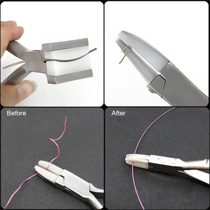 

9HJK 2pcs Practical Sturdy Plastic Replacement for Jewelry Making Pliers