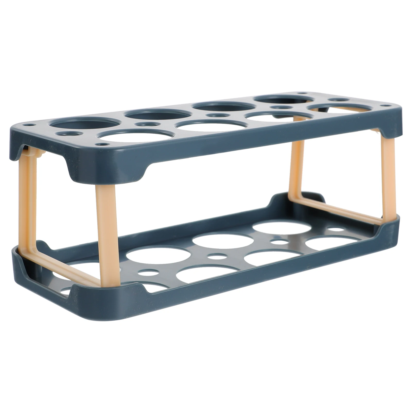 

Egg Carton Box Refrigerator Container Plastic Holder Compact Size Save Space Egg Organizer Solution