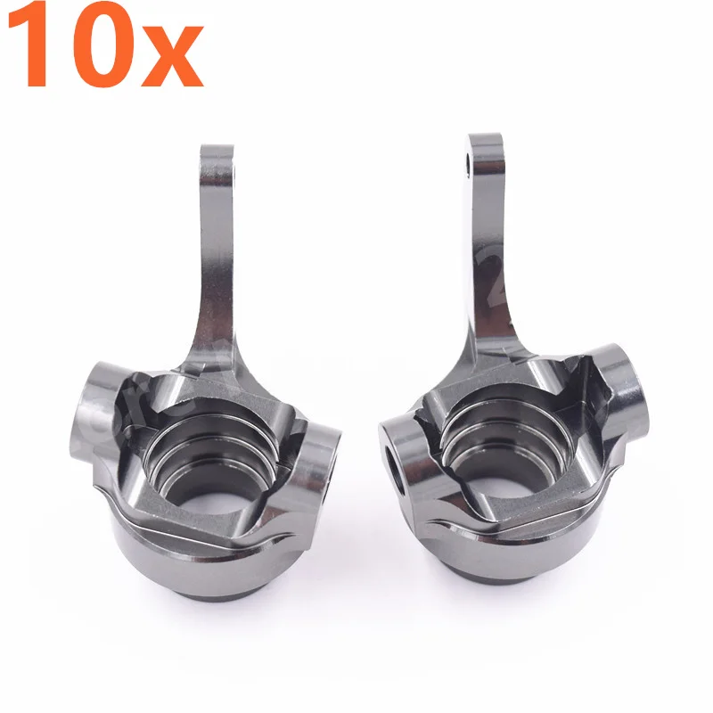 

10Pcs Hobao RC Car Aluminum aAlloy OP Front Steering Hub Carrier(L/R) 89505 CNC For 1/8 Scale Models RC 8SC Remote Control Car