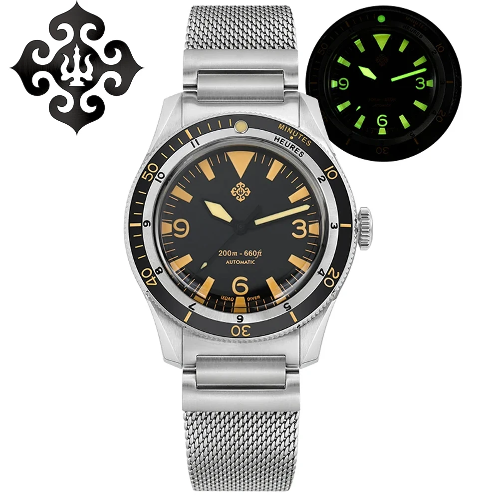 

NEW IPOSE 5303 Watch IX&DAO 40mm Professional Diver Men Watch Stainless Steel Sapphire Classic Automatic Mechanical Wristwatch