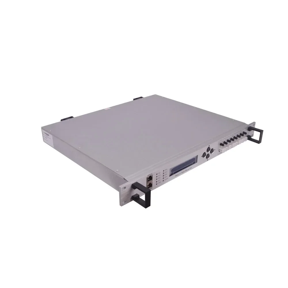 Ricevitore ottico per percorso inverso HFC a 8 vie per interni