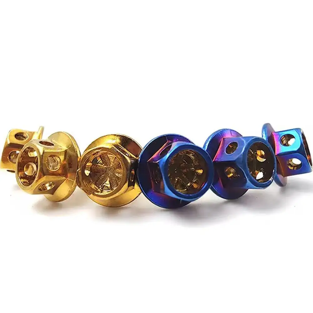 Viti per moto Elementi di fissaggio autofilettanti esagonali cavi elettrici Modifica bici Accessorio per l'aumento dello specchietto retrovisore