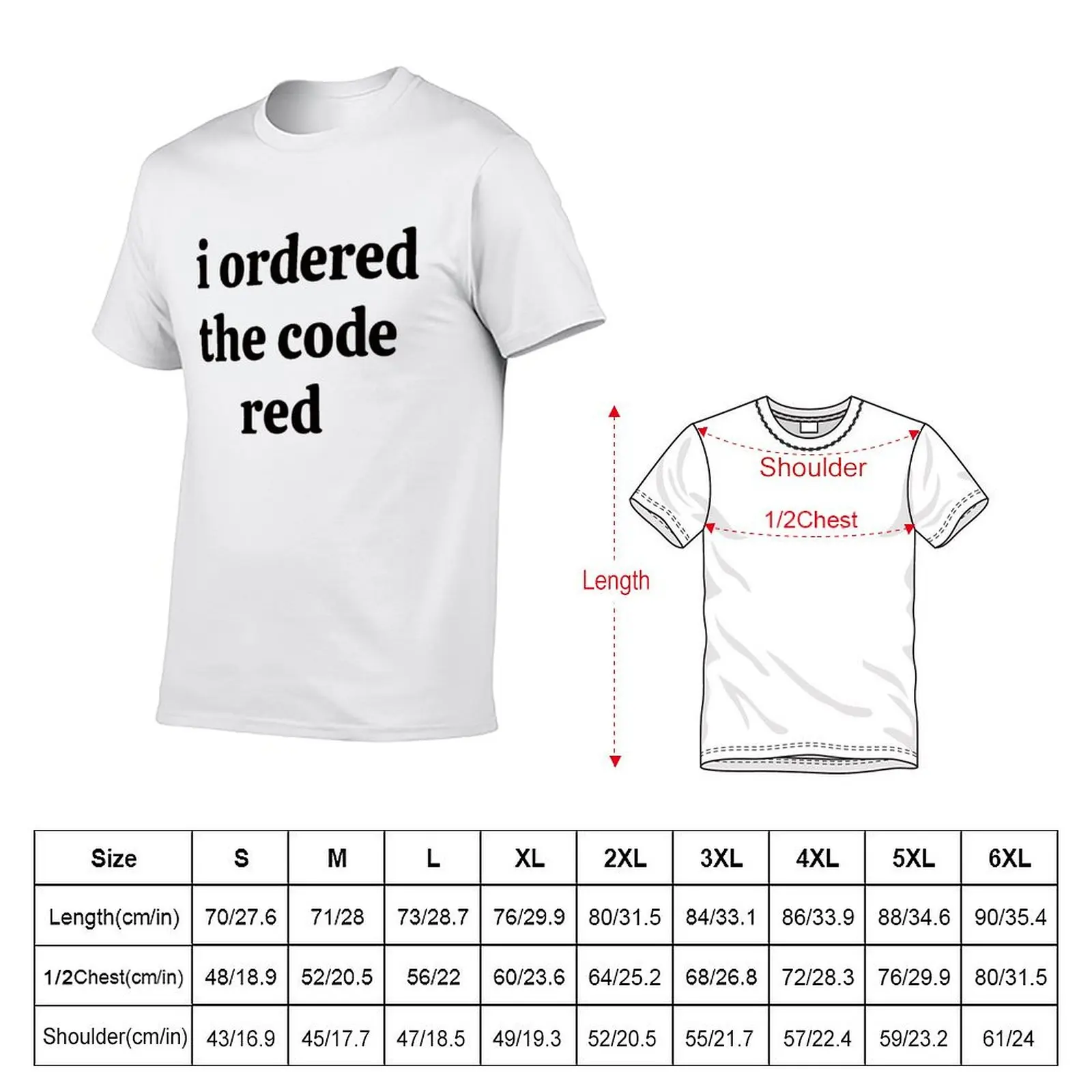 i ordered the code red T-Shirt Tough Fabric Work Tee