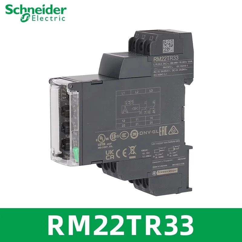 Schneider 100%-NEW RM22TG20 RM22TR33 RM22LG11MR RM17TG00 RM17TG20 Monitoring phase sequence relay original