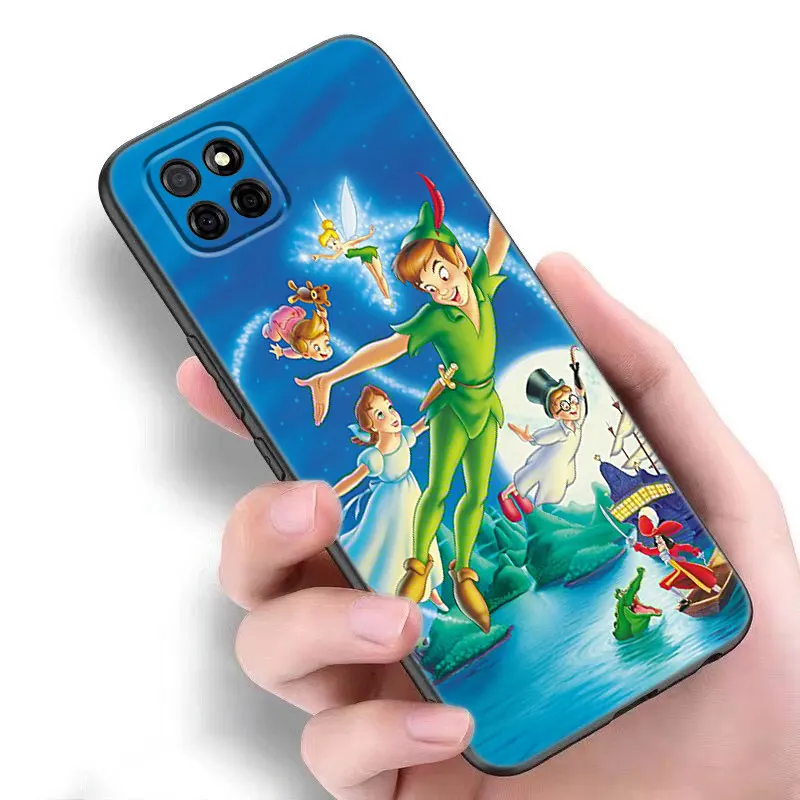 Peter Pan Tinker Bell Case For Samsung A13 A22 A24 A32 A23 A25 A34 A35 A52S A53 A54 A55 A73 5G A12 A14 A15 A31 A33 A50 A51 A72