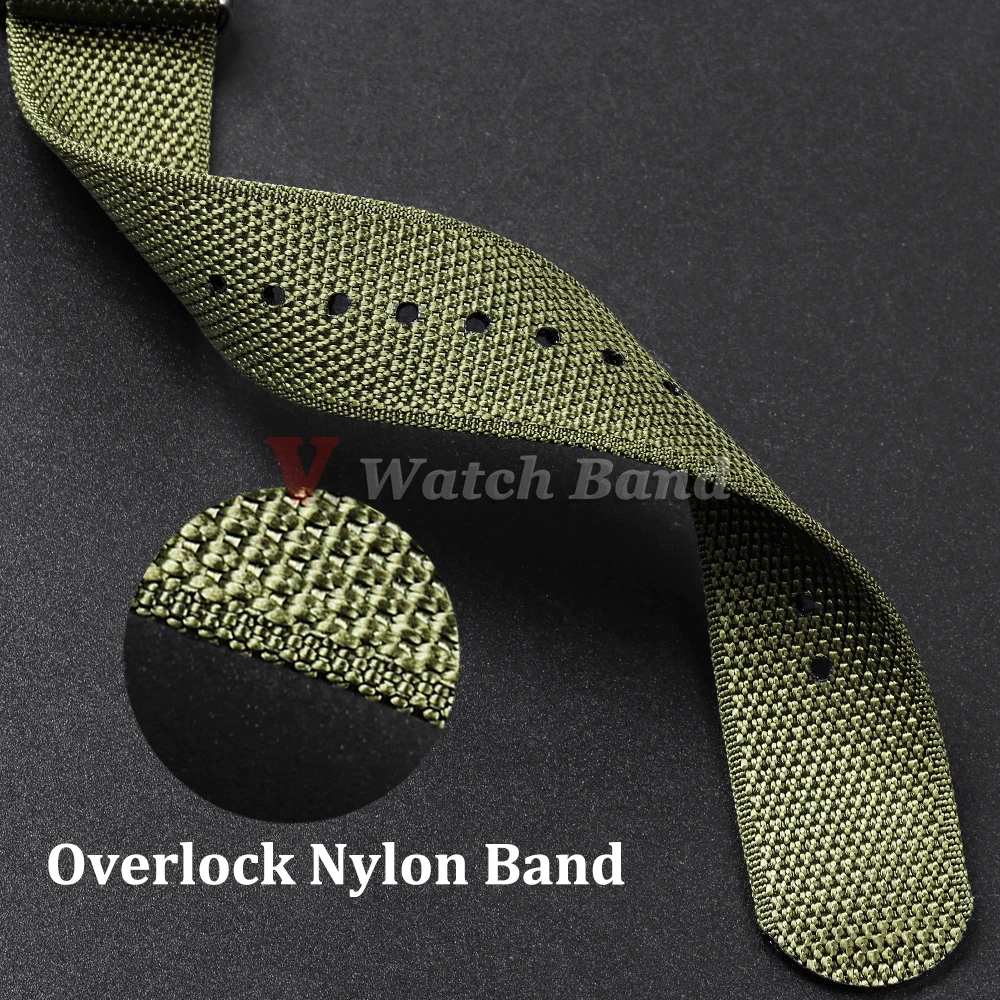 Gęsty nylonowy pasek 20mm 22mm – Perlon Strap Woven recenzja i cena
