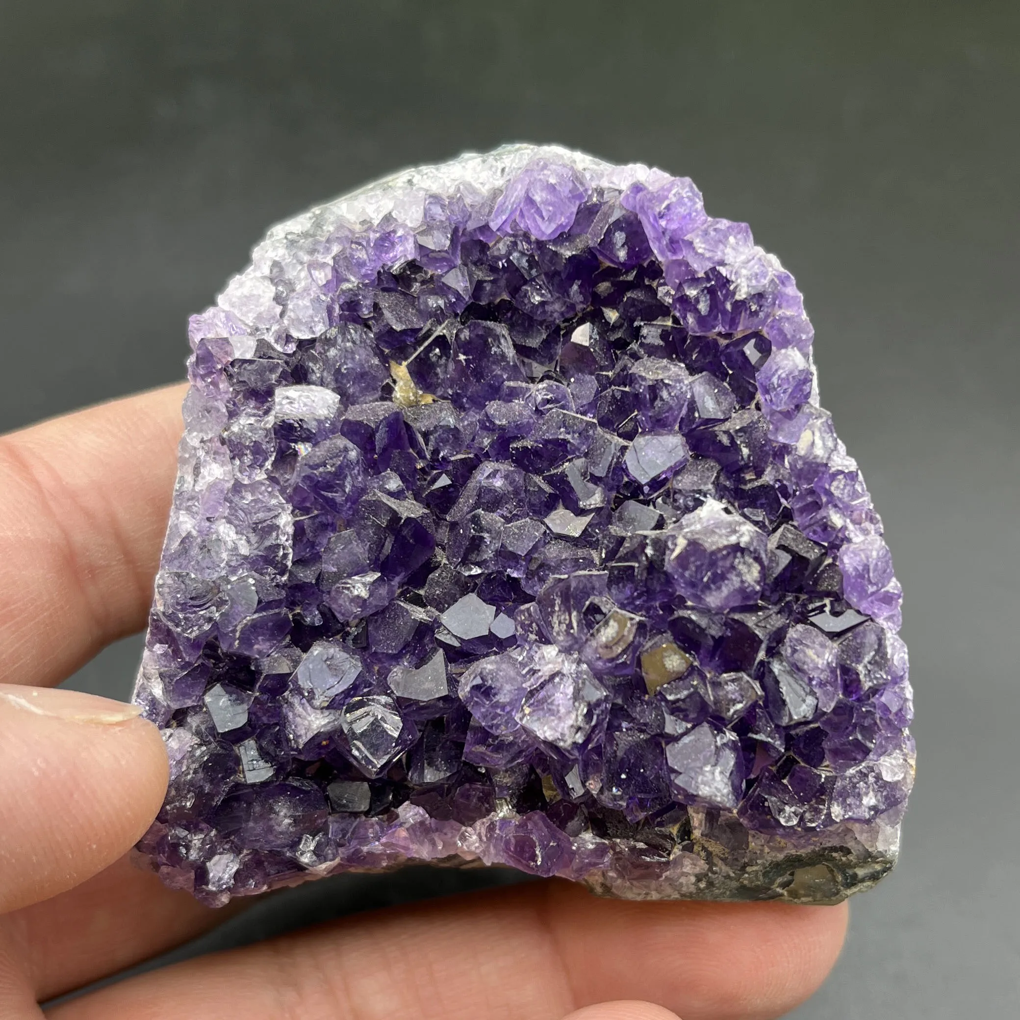 Natural Uruguayan crystal cluster amethyst geode raw quartz mineral genuine Uruguayan home decor spiritual chakra reiki