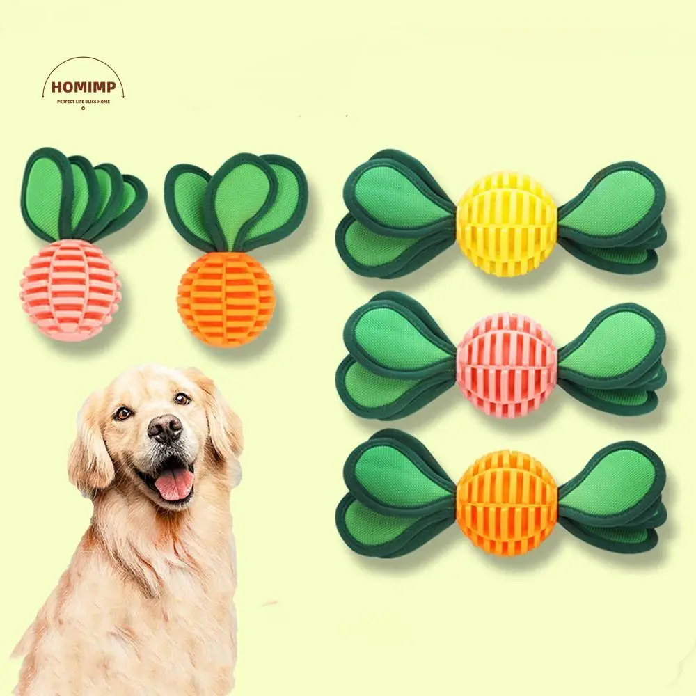 

Fun Interactive Pet Chew Toy Bite Resistance Squeaky Dog Toothbrush Toy Sturdy Dog Grinding Stick Clean Teeth