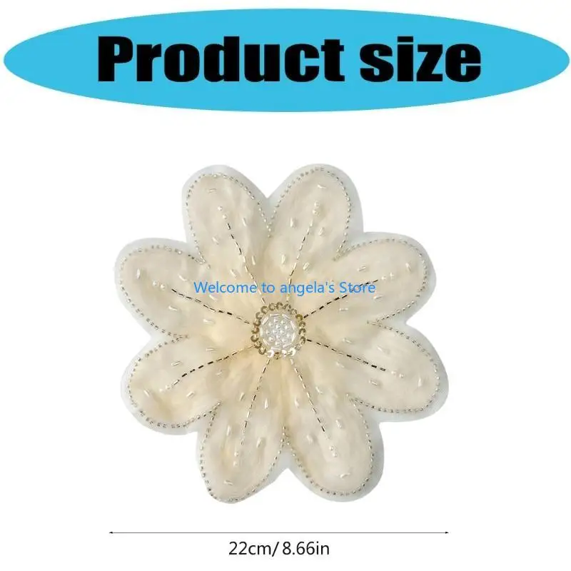 X4YC Colorful Sequins Embellishment Sophisticated Wedding Patches Soft Patches