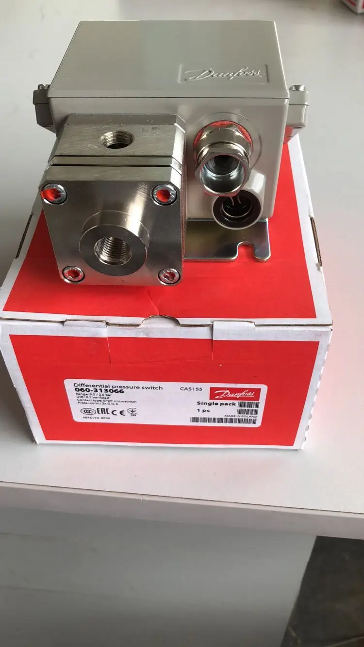 

CAS155 060-313066 Danfoss подлинный переключатель дифференциального давления CAS155 060-3130
