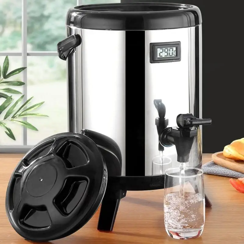 

Untarnished Drink Supervisor With Temperature Measure Triplicate Wall Insulation Whirling Handle 3.2 Gallon 87HA