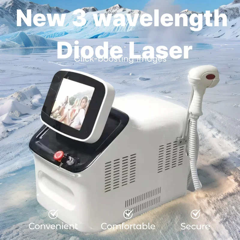 

Professional Diode Ice Titanium Laser Body Hair Removal Machine 808 755 Alexandria Equipment IPL 2025 Portable Permanent