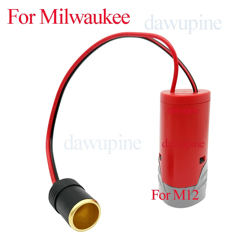 Nabíjecí pouzdro do auta s adaptérem do zapalovače cigaret pro Makita BL1013, Bosch BAT411, Milwaukee, M12 12V nářadí - náhled 5