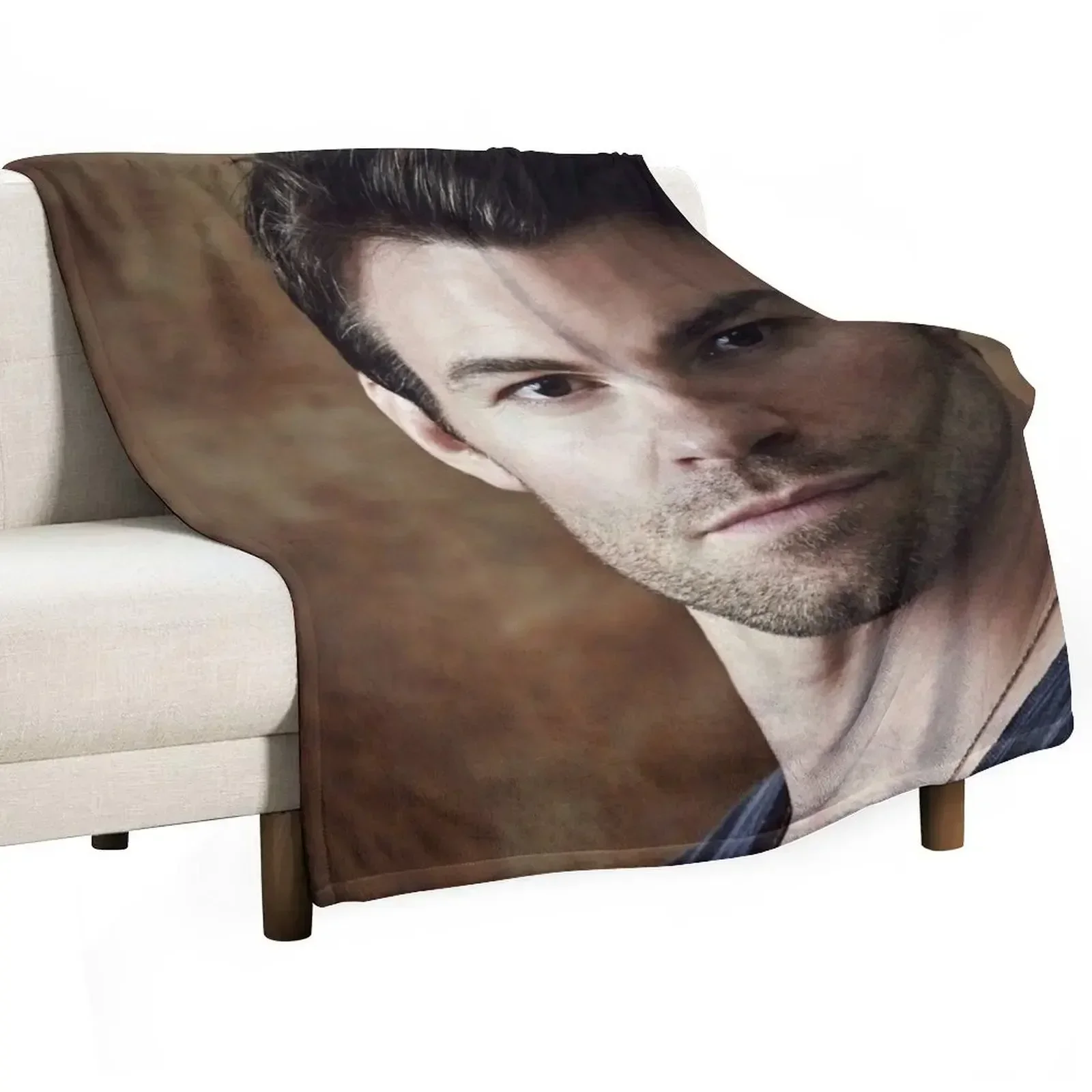 daniel gillies Throw Blanket Custom Thin Travel Blankets