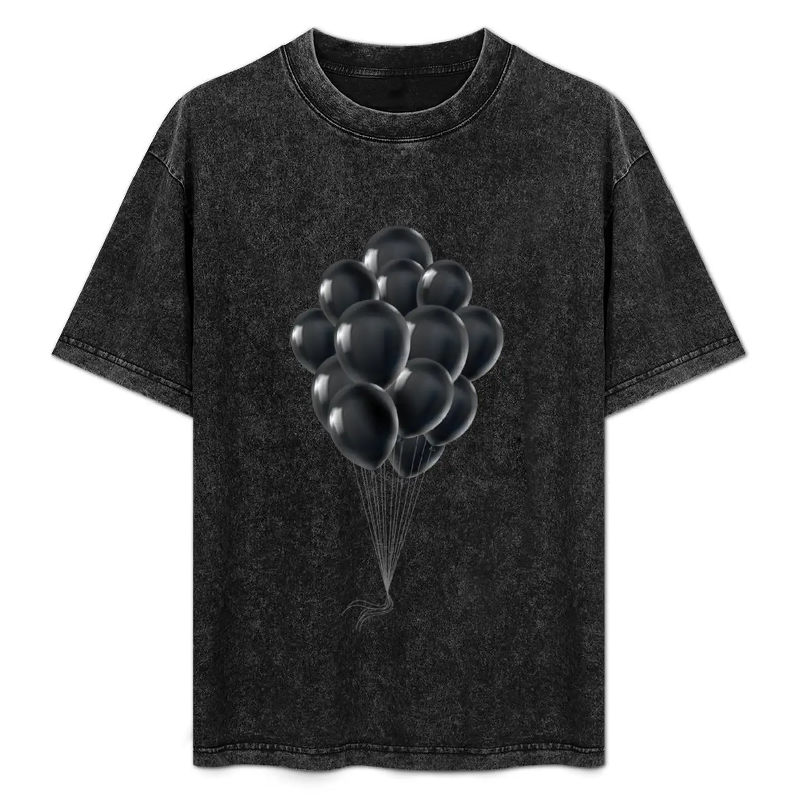 

Black Balloons Dark Childhood Goth Hip Hop NF Art T-Shirt summer clothes Funny t-shirts man t shirt plain cotton t shirt men