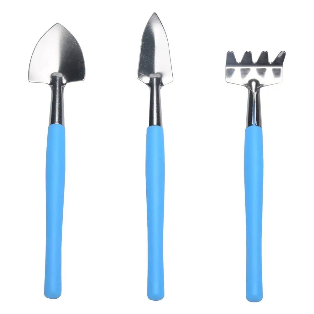 Gardening Three Piece Set Mini Trowel Shovel Transplanting Tools Wide Thin Shovel Eco Friendly Anti Skid H le Portable