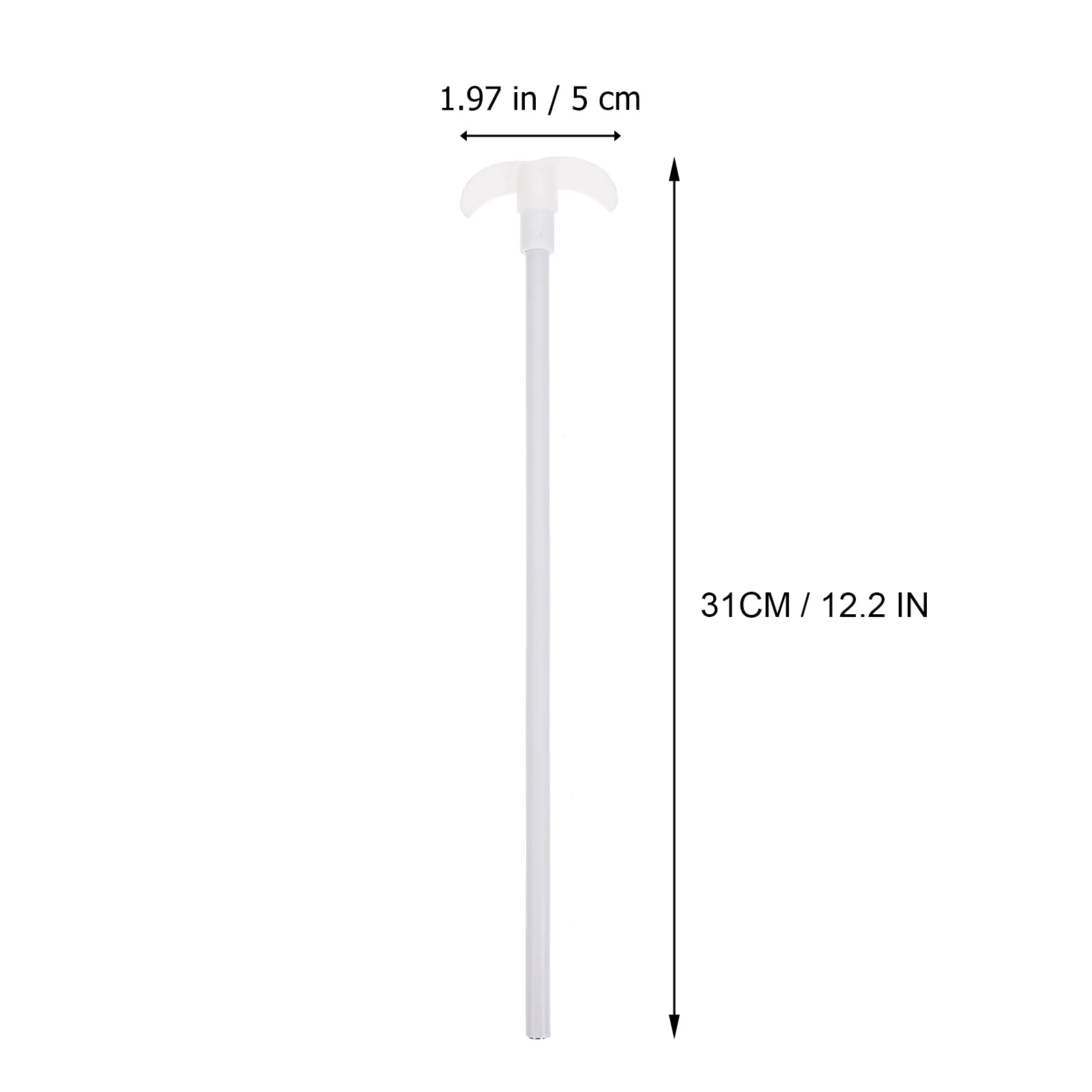 Varilla agitadora práctica de paleta de PTFE, herramienta de barra de resistencia al ácido, suministro de laboratorio alcalino, mezclador de resina
