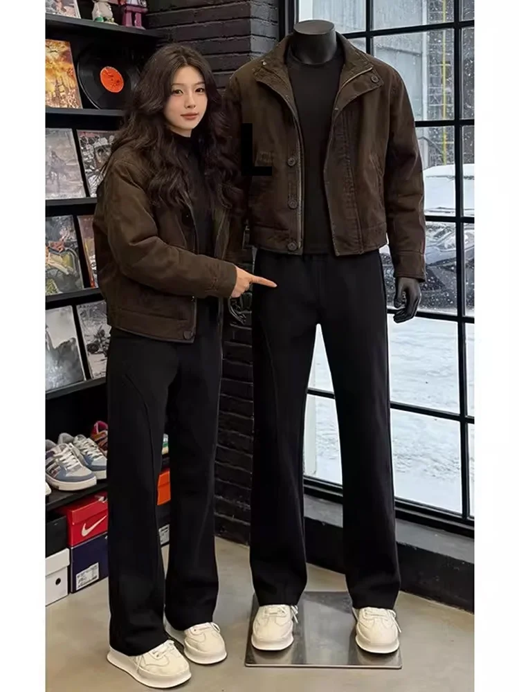 Bla Sla Cut Flared Sweatpants Men's 2026 New Straight Casual Leg Lengthening Pants Drapey Knife Sports Pants