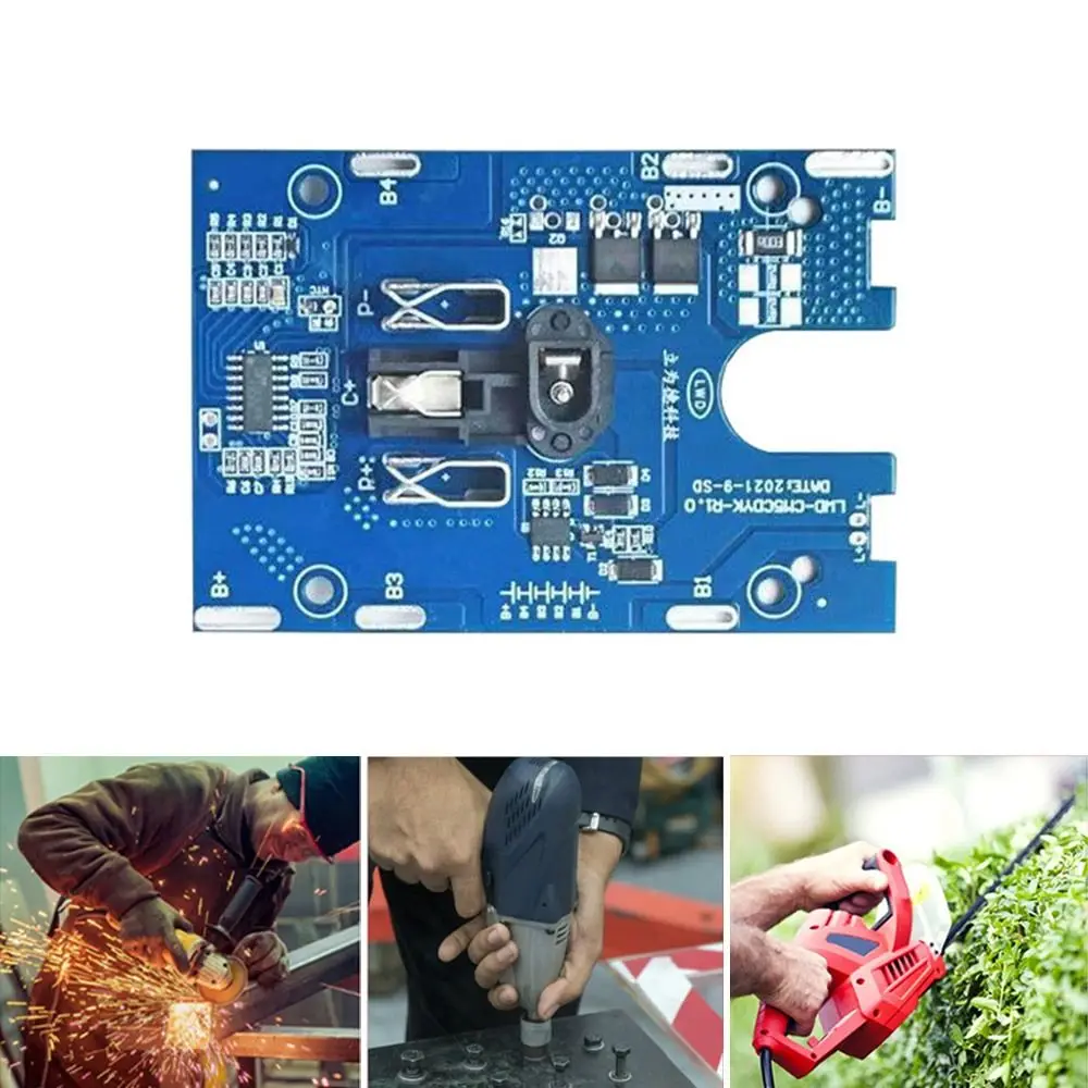 New PCB Charging Drill Protection Board 18/21V 2MOS Circuit Board Protection Lithium Battery Pack Electric tool