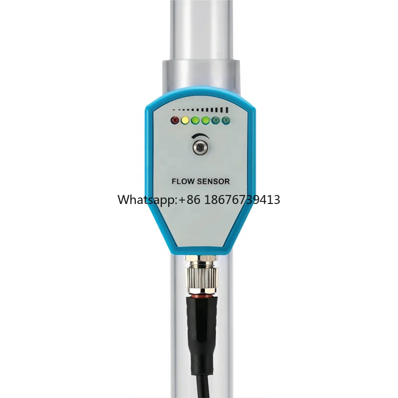 Plug-in Thermal Flow Switch Water Oil Air  PNP NPN Relay Output DC24V AC220V Iron and Steel Metallurgy Electronic Flow Switch