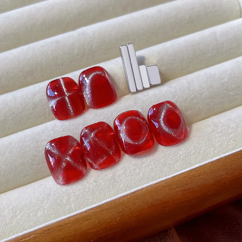 Ensemble de bâtons magnétiques œil de chat, multifonctionnels, forte Force magnétique, peut être librement combiné, outil de manucure pour Nail Art français en forme de Y, 4 pièces