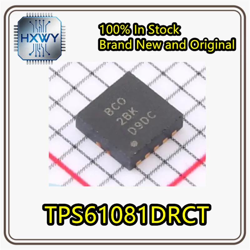 (1/5 pieces) TPS61081DRCT BCO BC0 VSON-10 Boost DC/DC Converter - Brand New Original Stock Electronic Equipment