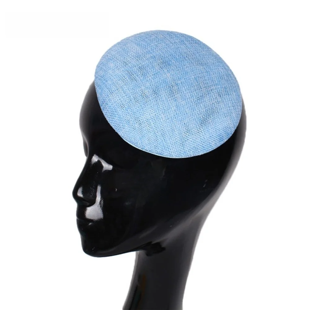 Fashion Imitation Sinamay Fascinator Base DIY Bridal Party Hat Handmade Cocktail Headpiece Hair Accessories view 2