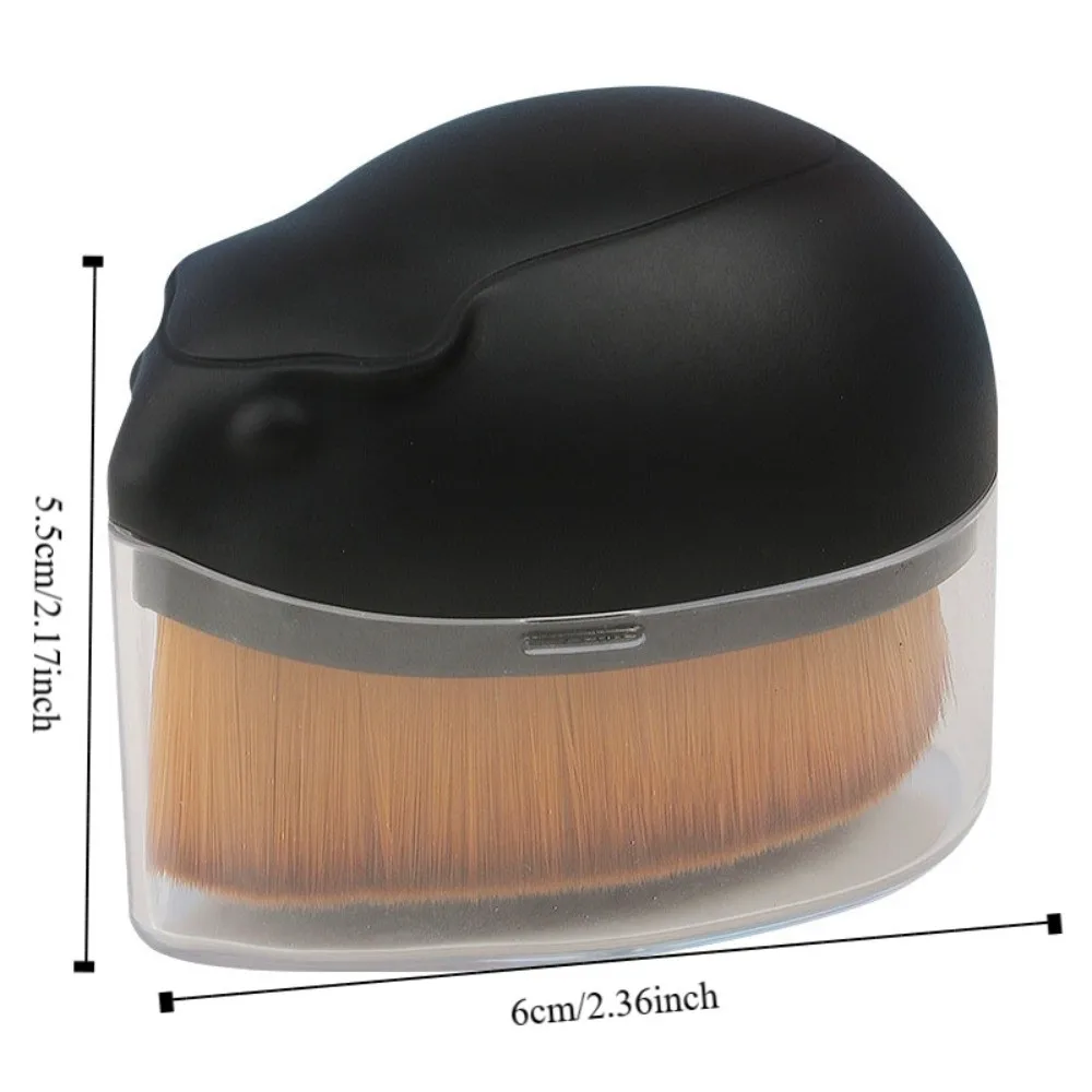 Mini peluche criceto pennello per trucco strumento per trucco cosmetici pennello per fondotinta contorno bellezza cipria fard pennello da viaggio