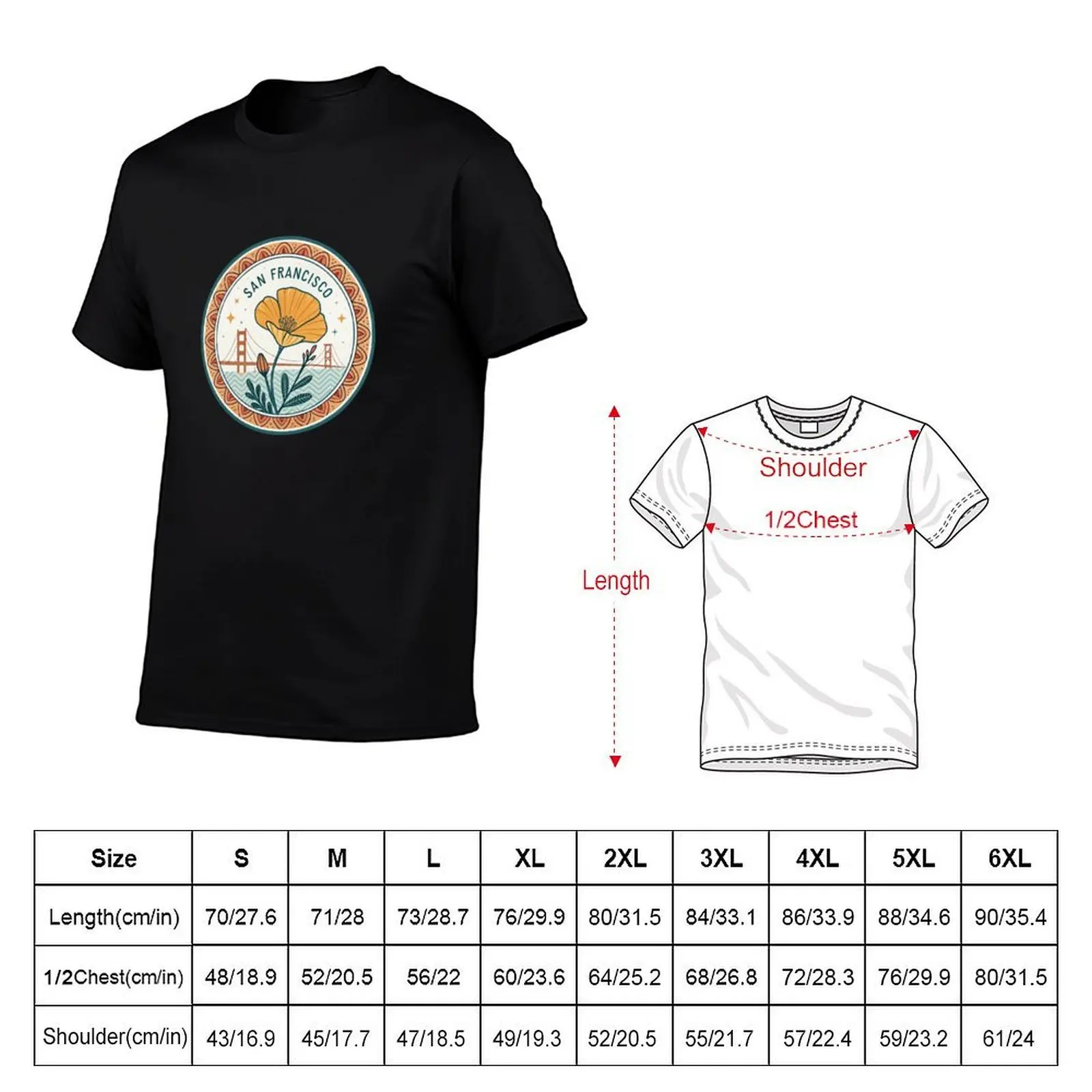 World Travel - Stay Positive Vibes - San Francisco T-Shirt sublime Anime t-shirt sweat mens clothes