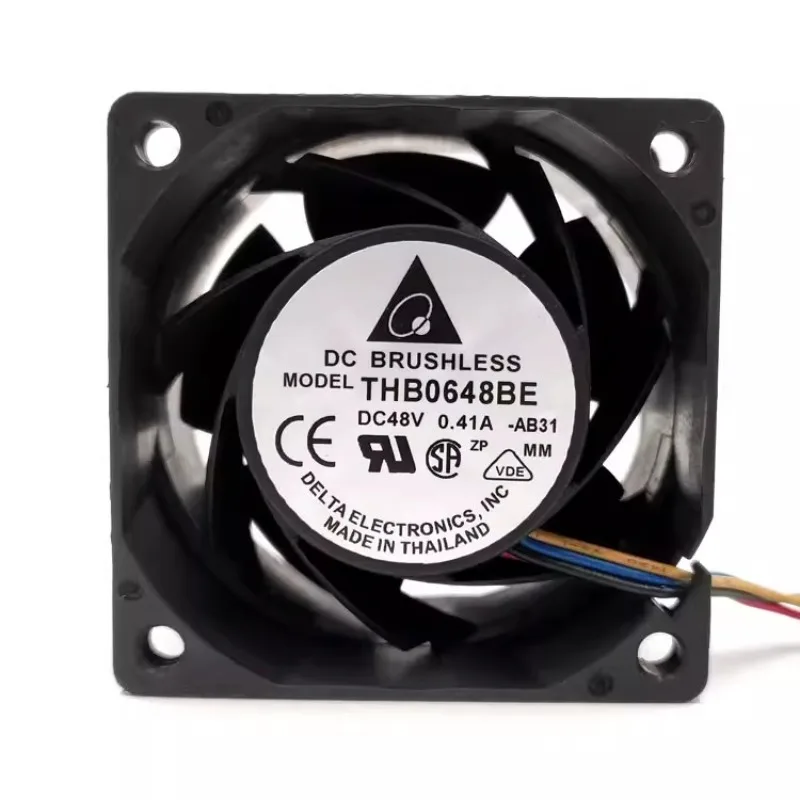 New Fan for Delta THB0648BE 48V 0.41A 6038 Server Cooling Fan 6CM 60 * 60 * 38MM