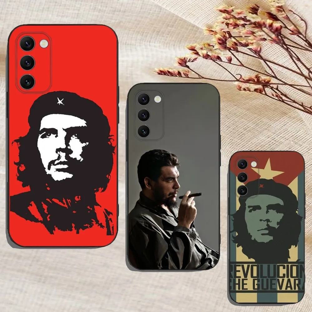 Che Guevara Revolution Phone Case For Samsung Galaxy A13,A21s,A22,A31,A32,A52,A53,A71,A80,A91 Soft Black Cover