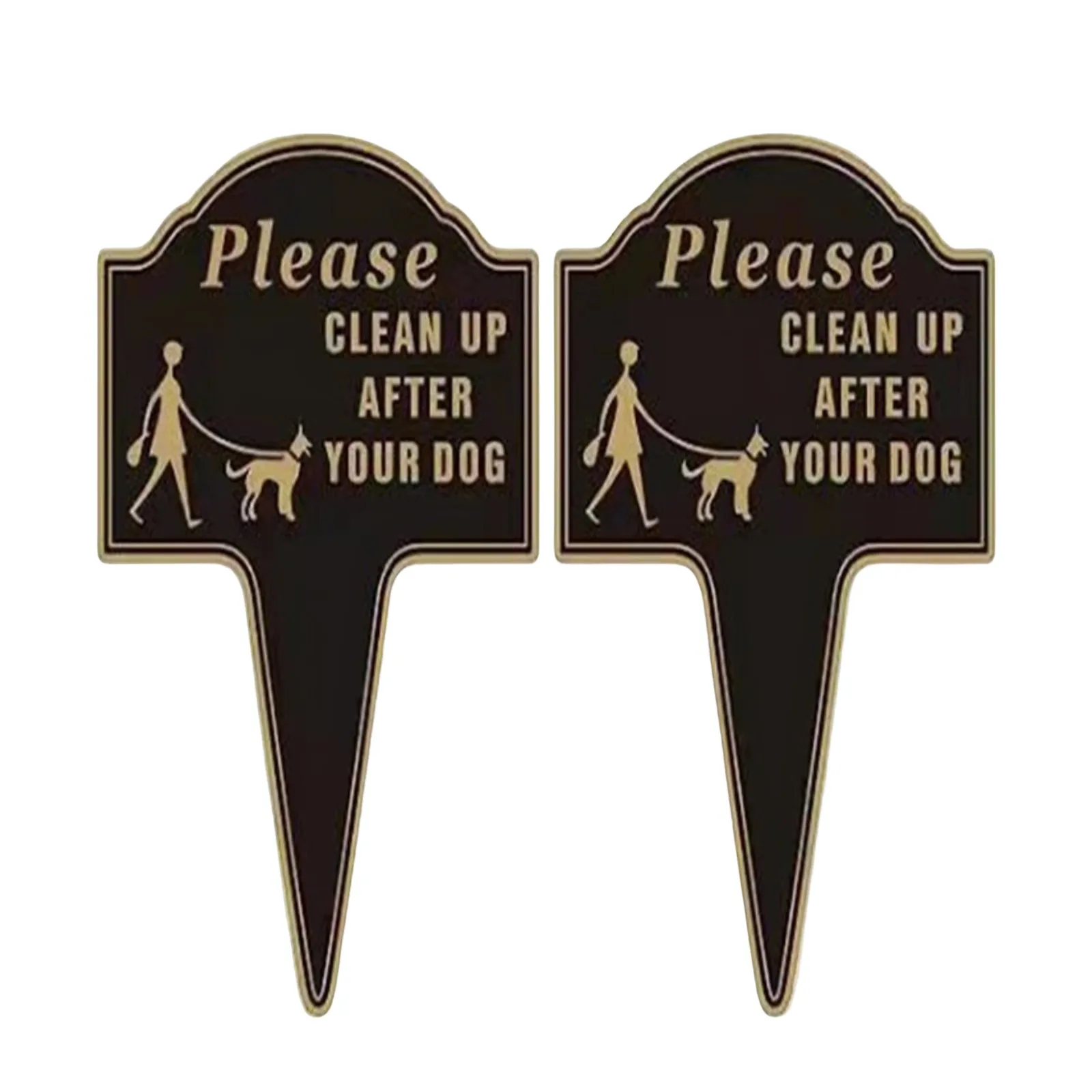 Large No Peeing Dog Sign Dog Stake For Yard Pick Up After Your Dog Sign No Dogs Peeing No Dog Poop Signs for Yard Yard Park
