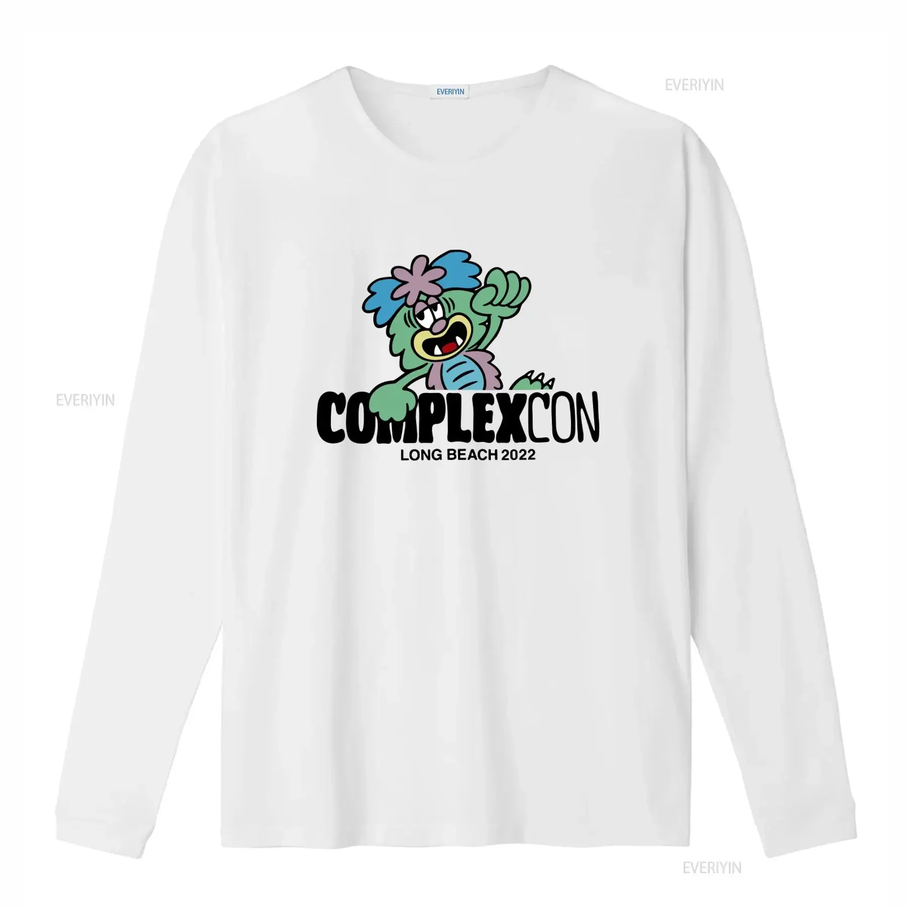 ComplexCon x Verdy 2022 Long Beach T Shirt Men's Size S New Trendy Design vintage Washed streetwear fashion Comfortable Stylish