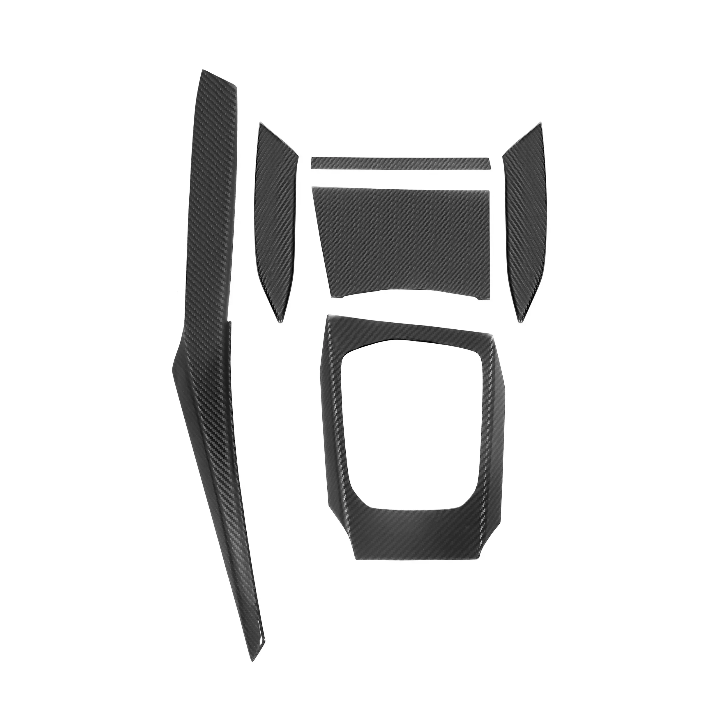 

100% сухое углеродное волокно, 6 шт., внутренняя отделка для 3 серии G20 LCI 2023+, внутренняя отделка из чистого углеродного волокна