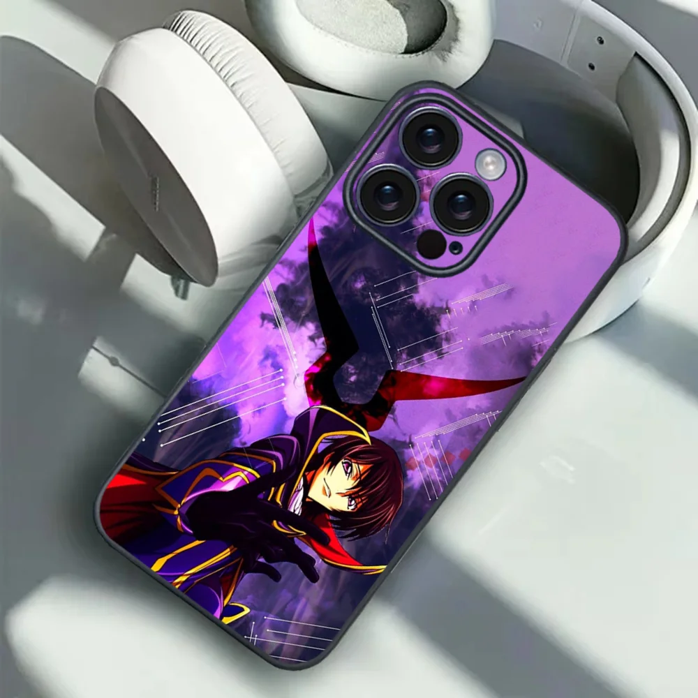 Code G-Geass Lelouch Of The Rebellion Phone Case For iPhone 16 15 14 13 12 11 PRO MAX PLUS Mini TPU Soft to Skin-friendly case