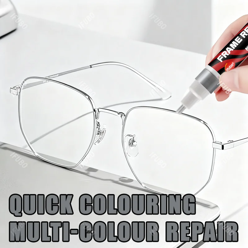 Eyeglass Frame Touch Up Paint Pen Scratch Repair Pen Multi-Color Quick Dry For Eyewear Metal Plastic Frames